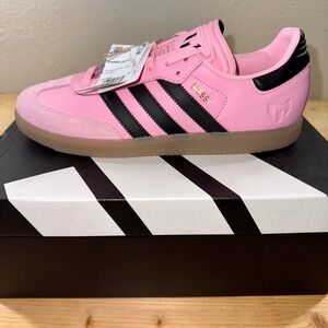 Adidas Samba Messi Pink Black Men's 9 / Women's‎ 10.5 New In Box Rare